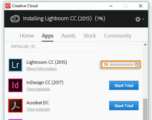 Hướng dẫn cài đặt bản dùng thử của ứng dụng Creative Cloud 