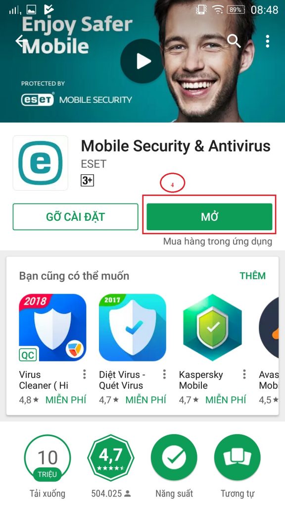 Cài đặt ESET Mobile Security cho Android