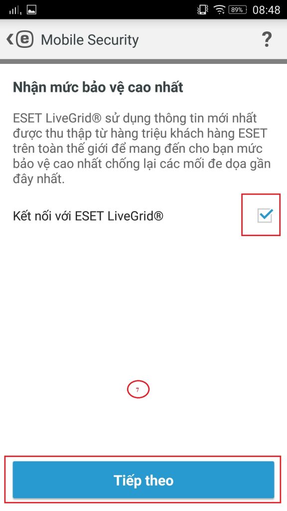 Cài đặt ESET Mobile Security cho Android