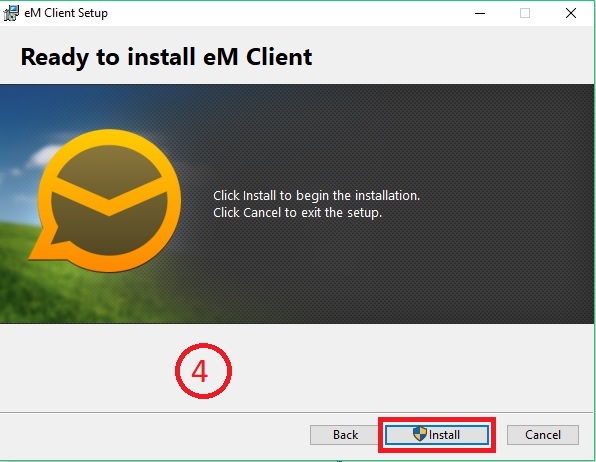 Cài đặt eM Client 7 cho windows