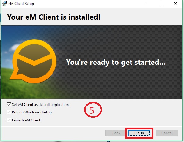 Cài đặt eM Client 7 cho windows