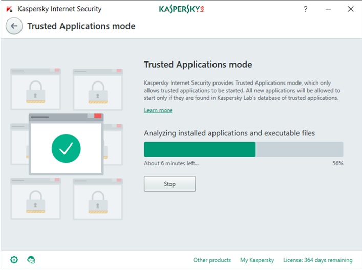 Hướng dẫn bật Trusted Application trong Kaspersky Internet Security