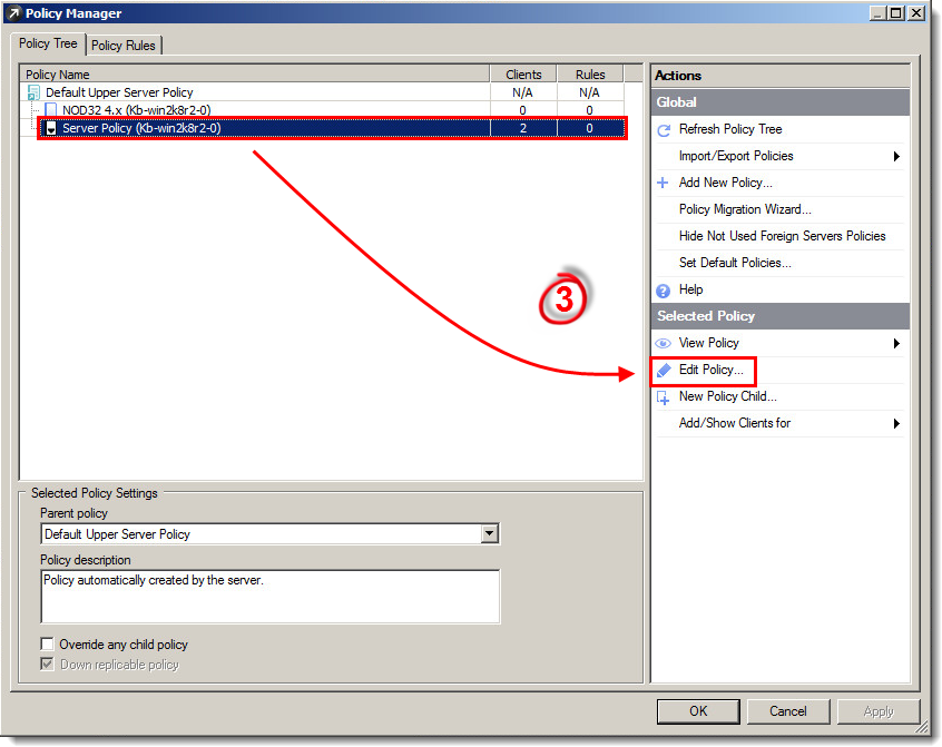 Hướng dẫn chỉnh sửa gỡ bỏ lịch quét trên client bằng ESET Remote Administrator (5.x)