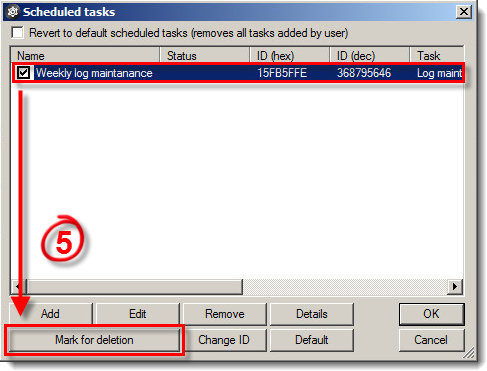 Hướng dẫn chỉnh sửa gỡ bỏ lịch quét trên client bằng ESET Remote Administrator (5.x)