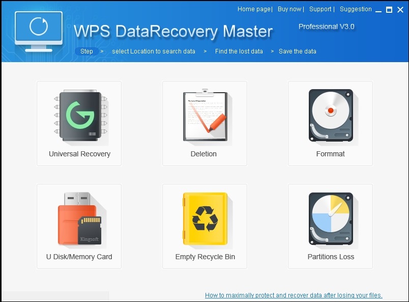 Hướng dẫn sử dụng WPS Data Recovery