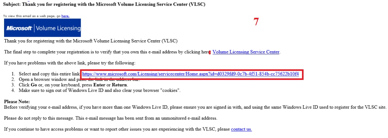 Hướng dẫn đăng nhập Volume Licensing Service Center 