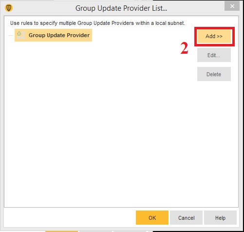 Hướng dẫn download update từ Group Update Providers trong Symantec