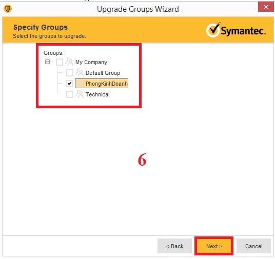 Hướng dẫn AutoUpgrade trong Symantec Endpoint Protection