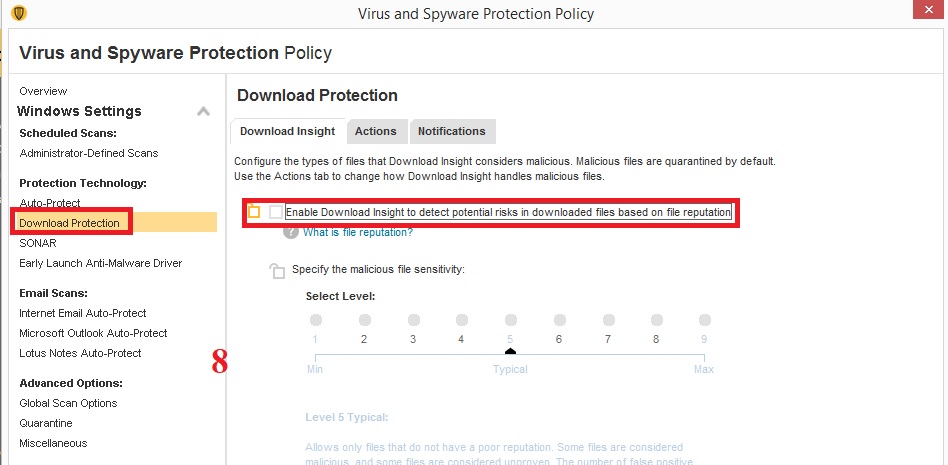 Hướng dẫn lock down Symantec Endpoint Protection Client