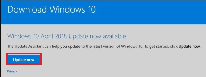 Hướng dẫn cập nhật Windows 10 April 2018 Update 1803