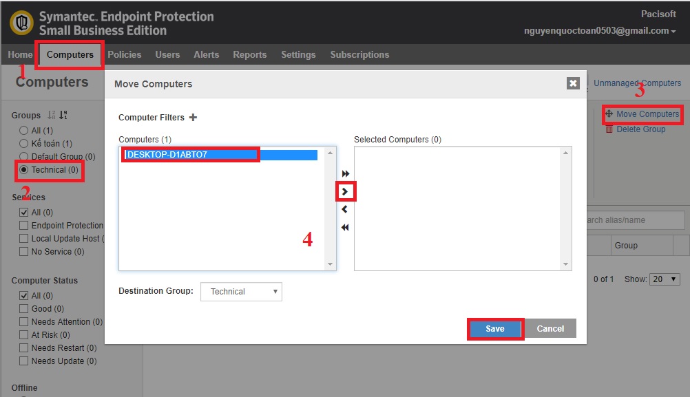 Hướng dẫn kích hoạt Symantec Endpoint Protection Small Business Edition